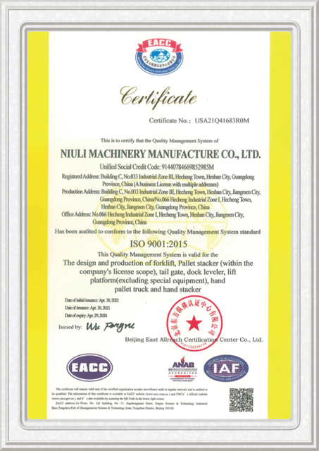 transpalette à main